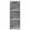 vidaXL Armoire suspendue avec stockage Gris b&eacute;ton 30 x 29,5 x 80 cm