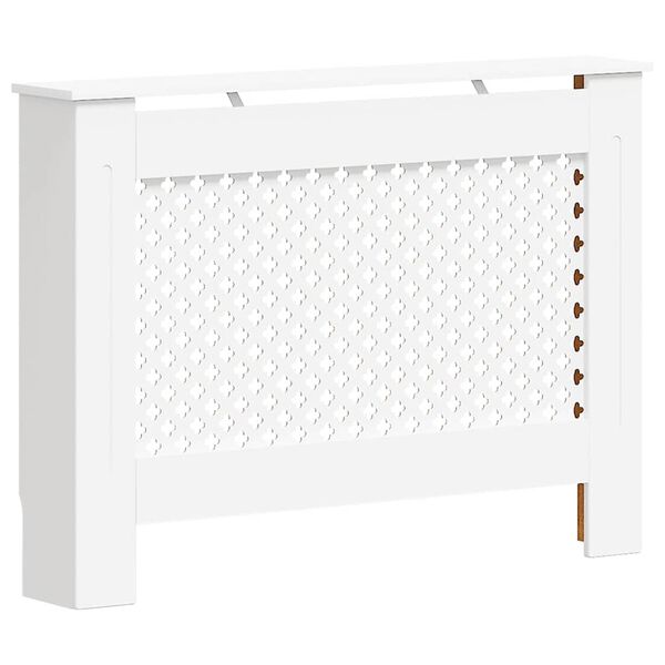 vidaXL Cache-radiateur Blanc 112x19x81,5 cm MDF