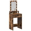 vidaXL Table de Toilette Marron 50 x 41 x 140 cm Bois d'ing&eacute;nierie