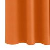 vidaXL Rideaux occultants avec anneaux 2 pcs Orange vif 140 x 140 cm