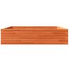 vidaXL Jardinière cire marron 100x100x23 cm bois de pin massif