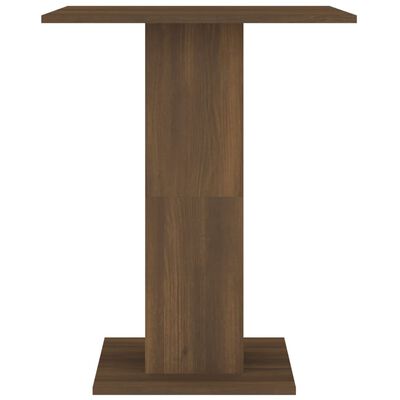 vidaXL Table de bistro Chêne marron 60x60x75 cm Bois d'ingénierie