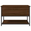 vidaXL Banc de rangement chêne marron 70x42,5x47 cm bois d'ingénierie