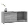 vidaXL Meuble TV sonoma gris 90x35x40 cm bois d'ingénierie