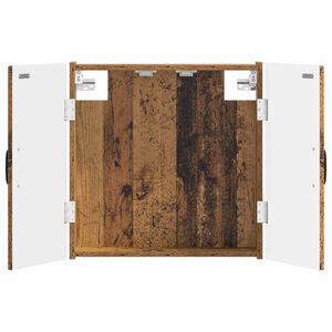 vidaXL Cabinet pour cible UTRECHT Bois ancien 52,5 x 10,5 x 53,5 cm
