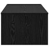 vidaXL Table basse Ch&ecirc;ne noir 95 x 50 x 34 cm Bois d'ing&eacute;nierie
