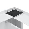 vidaXL Socle double pour machine &agrave; laver avec tiroirs Blanc