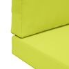 vidaXL Coussin de canap&eacute; d'ext&eacute;rieur 2 pcs Vert Polyester