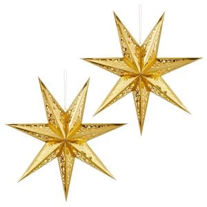 vidaXL &Eacute;clairage de No&euml;l RAAHE 2 pc 10 LED Blanc chaud 45 x 6 x 45 cm