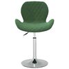 vidaXL Tabouret de bar Vert foncé Velours
