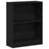 vidaXL Biblioth&egrave;que Ch&ecirc;ne noir 60 x 24 x 76 cm Bois d'ing&eacute;nierie