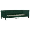 vidaXL Lit de repos sans matelas vert fonc&eacute; 80x200 cm velours