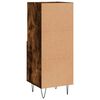 vidaXL Buffet Ch&ecirc;ne fum&eacute; 34,5x34x90 cm Bois d'ing&eacute;nierie