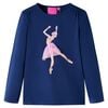 T-shirt enfants &agrave; manches longues bleu marine 92