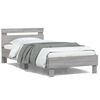 vidaXL Cadre de lit sans matelas avec t&ecirc;te de lit 100x200 cm