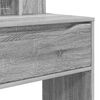 vidaXL Tables de maquillage pour chambre avec tiroir Gris Sonoma