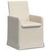 vidaXL Chaises de salle à manger 2 pcs Beige 57 x 67 x 95 cm Lin