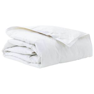vidaXL Couette Blanc 135 x 200 cm Plume