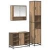 vidaXL Ensemble de mobilier de salle de bain 3 pc Ch&ecirc;ne artisanal