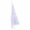 vidaXL Sapin de Noël artificiel avec 150 LED Blanc 120 cm PVC et Acier