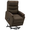 vidaXL Fauteuil Marron Tissu