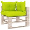 vidaXL Salon palette de jardin 5 pcs avec coussins bois de pin