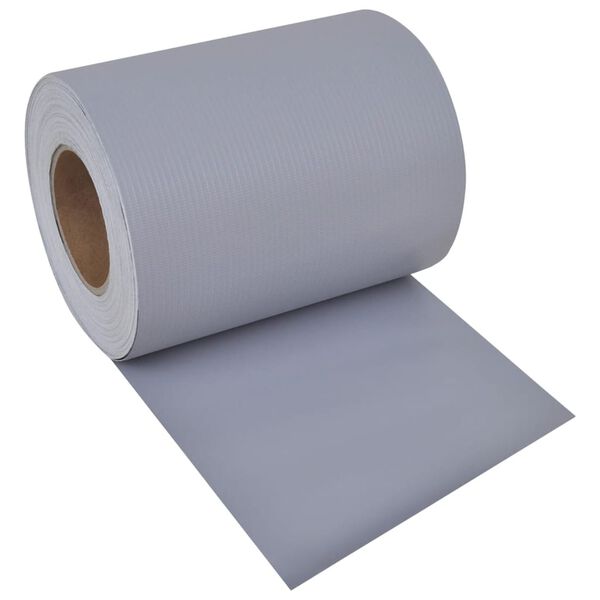 vidaXL Écran d'intimité de jardin PVC 70 x 0,19 m Gris clair