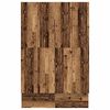 vidaXL Cadre de lit avec rangement avec tiroir Bois Ancien 135 cm