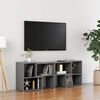 vidaXL Meuble TV Gris 104x30x52 cm Bois d'ing&eacute;nierie