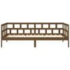 vidaXL Lit de jour sans matelas marron miel bois pin massif 80x200 cm