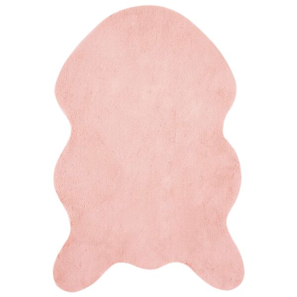 vidaXL Tapis en fausse anti-d&eacute;rapant Olite Rose 80 x 120 cm Polyester