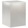 vidaXL Support de Plante Argent&eacute; 30 x 30 x 40 cm Acier