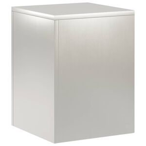 vidaXL Support de Plante Argent&eacute; 30 x 30 x 40 cm Acier