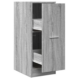 vidaXL Armoire apothicaire sonoma gris 30x41x77,5 cm bois d'ing&eacute;nierie