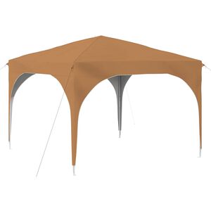 vidaXL Tente de f&ecirc;te pop-up 290 x 290 x 245 cm Beige