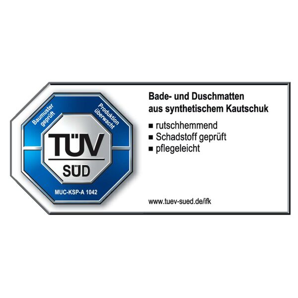 RIDDER Tapis de douche antid&eacute;rapant Promo Noir