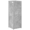 vidaXL Porte-parapluie Gris b&eacute;ton 20 x 20 x 55,5 cm Bois d'ing&eacute;nierie