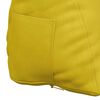 vidaXL Coussin de Dos Jaune 60 x 20 x 50 cm Tissu en velours c&ocirc;tel&eacute;