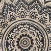 Dutch Lifestyle Tapis Jaipur Classic 200 cm Rond Beige et noir