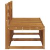 vidaXL 2 Pi&egrave;ce Sofa de milieu ext&eacute;rieur Bois d'Acacia Massif Naturel
