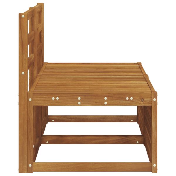 vidaXL 2 Pi&egrave;ce Sofa de milieu ext&eacute;rieur Bois d'Acacia Massif Naturel