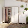 Keter Armoire de rangement basse Gulliver Beige et marron 100 cm