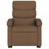vidaXL Fauteuil inclinable Marron Tissu