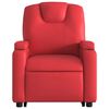 vidaXL Fauteuil inclinable &eacute;lectrique rouge similicuir