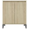 vidaXL Buffet chêne sonoma 60x35x70 cm bois d'ingénierie