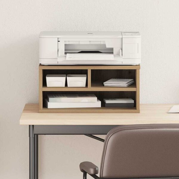 vidaXL Support d'imprimante chêne artisanal 49 x 40 x 22,5 cm