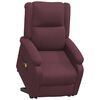 vidaXL Fauteuil de massage Violet Tissu