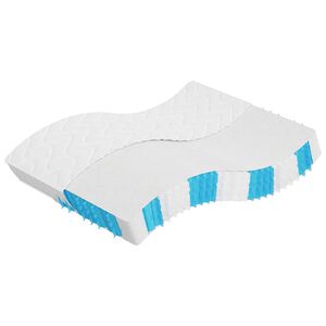 vidaXL Matelas &agrave; ressorts ensach&eacute;s duret&eacute; moyenne 160x200 cm
