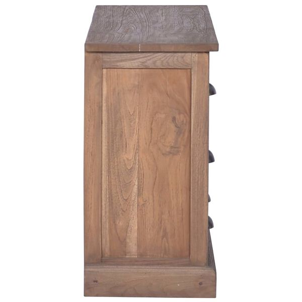 vidaXL Buffet 90x30x58 cm Bois de teck massif