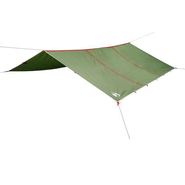 vidaXL B&acirc;che de camping vert 420x440 cm imperm&eacute;able
